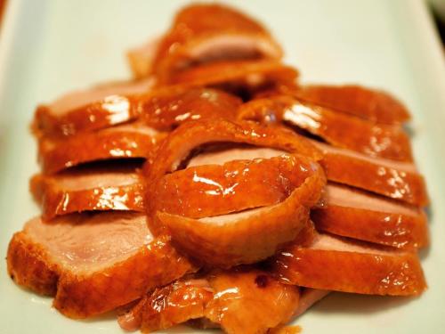 a pile of waffles sitting on a white plate at Grand Maison W 館山美食倶楽部 in Tateyama