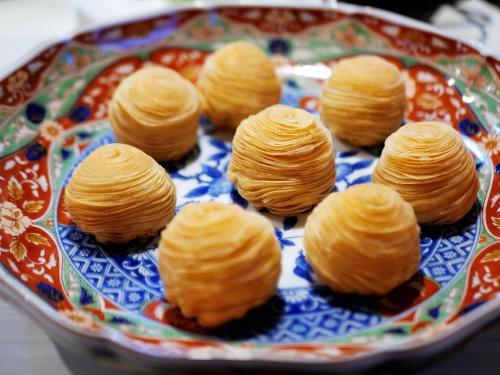 a plate of food with pasta on it at Grand Maison W 館山美食倶楽部 in Tateyama
