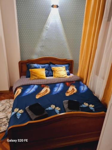 Un pat sau paturi într-o cameră la Vintage Library - City Scape 3 Piata Romana