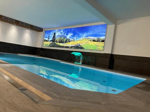 Bazén v ubytování Hotel Hubertushof - Ihr Hotel mit Herz nebo v jeho okolí