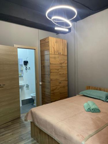 Katil atau katil-katil dalam bilik di Hostel KOCHEVNIK CAPSULE HOTEL Almaty