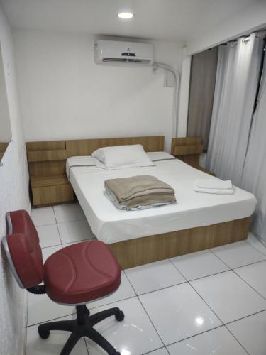 Postel nebo postele na pokoji v ubytování AP da Cris cabo frio