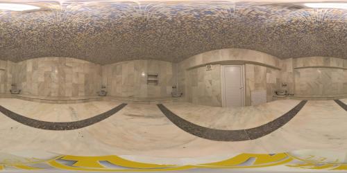 a room with a skateboard ramp in a building at Far Life Hotel in Antalya