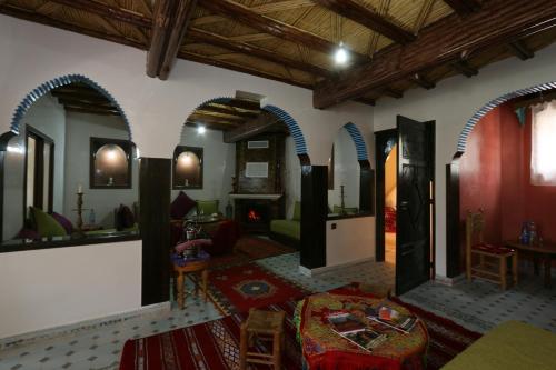 Kasbah Du Roches Armedにあるシーティングエリア