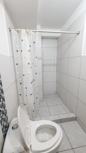 Koupelna v ubytování Casa El Errante