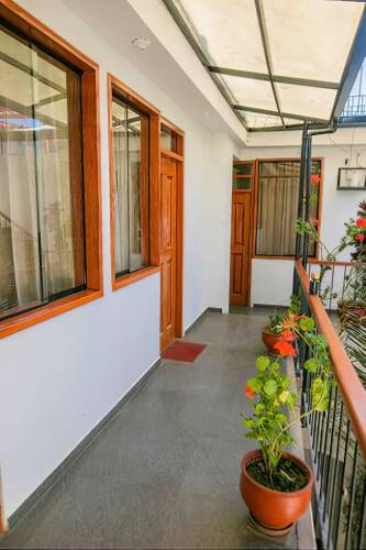 Balkón nebo terasa v ubytování Casa El Errante