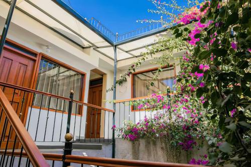 Balkón nebo terasa v ubytování Casa El Errante