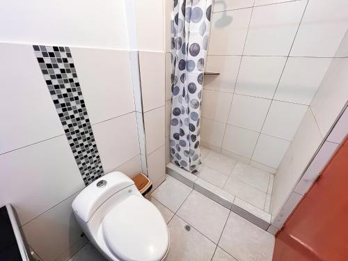Koupelna v ubytování Casa El Errante