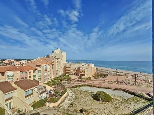 T2 vue mer accès direct plage le barcares