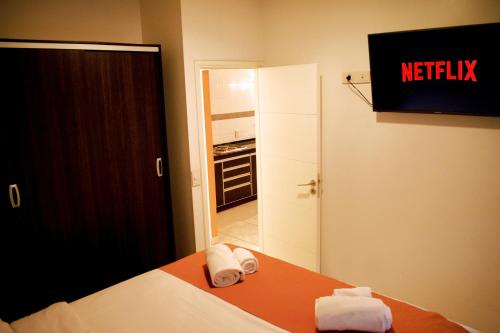 Cama ou camas em um quarto em Umbral del Aconcagua