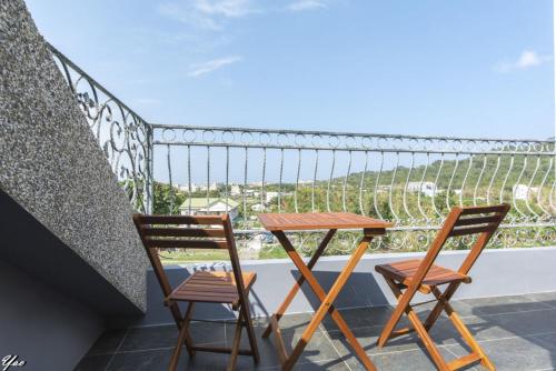 En balkon eller terrasse på Summer Station
