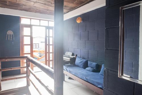 Posezení v ubytování Hostel El Gran Azul Olon