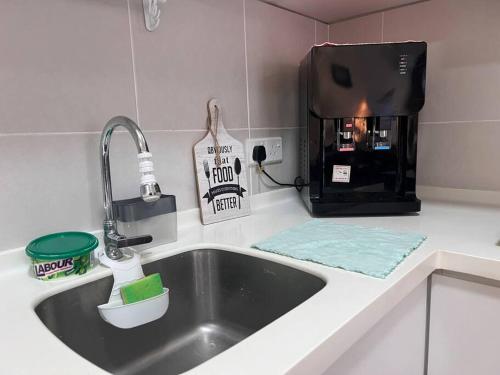 Kuchyň nebo kuchyňský kout v ubytování NEWI 3BRI 1-7paxI VideoGameI NearJonker