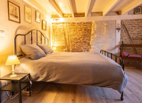 Postel nebo postele na pokoji v ubytování Le Relais de la Maillère