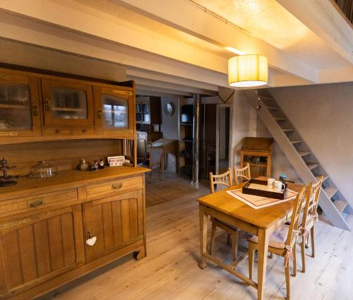 Kuchyň nebo kuchyňský kout v ubytování Le Relais de la Maillère