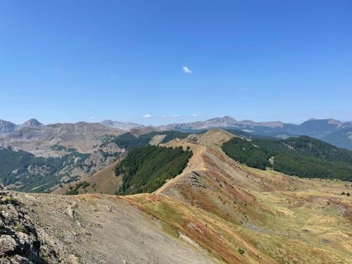 a view from the top of a mountain at Turi-Selcë in Selcë