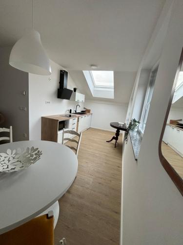 Apartmaji Čeponにあるキッチンまたは簡易キッチン