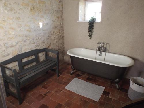 Ένα μπάνιο στο Gîte de la Grange