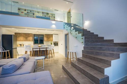 Kuchyň nebo kuchyňský kout v ubytování LDV ZANTE VILLAS Divine Villa Zakynthos (Laganas)