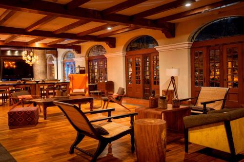 Posezení v ubytování Costa Rica Marriott Hotel Hacienda Belen