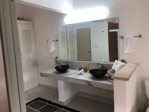 Koupelna v ubytování Casa Picón Cancún