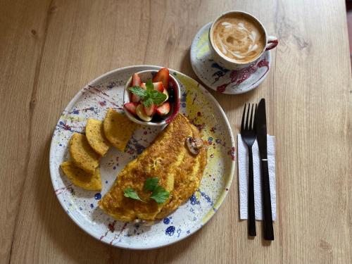 Mad på bed and breakfast-stedet eller i nærheden