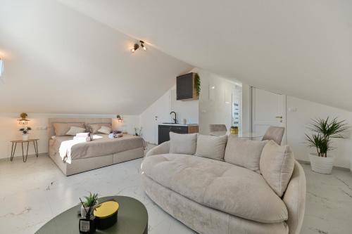 Studio apartman with jacuzzi on rooftop