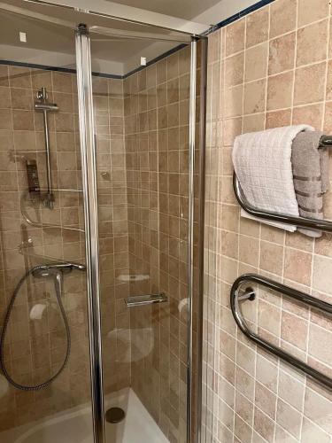 Koupelna v ubytování Girulių apartamentai prie jūros