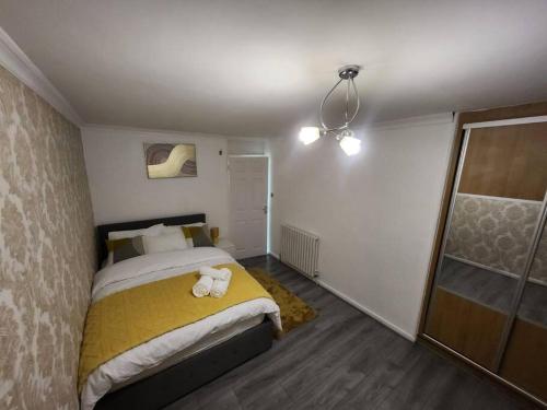 Krevet ili kreveti u jedinici u okviru objekta Exclusive Airbnb haven