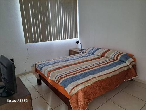 Cama o camas de una habitación en Casa Monterreal
