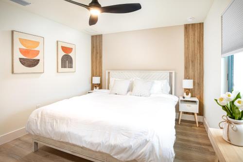 Voodi või voodid majutusasutuse The Boho Bliss - Lakeview Elegance 3miles Downtown toas