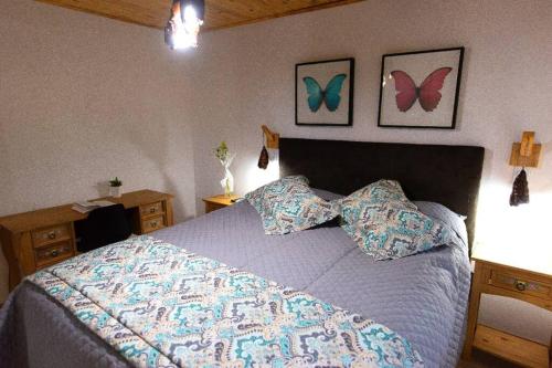 Katil atau katil-katil dalam bilik di Cabana do Lago