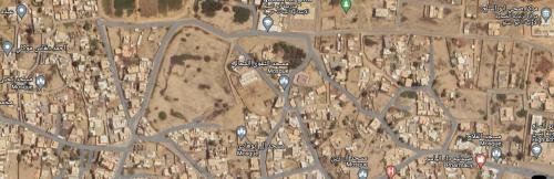 a map of a city with buildings and roads at شقة الخير in Salhabah