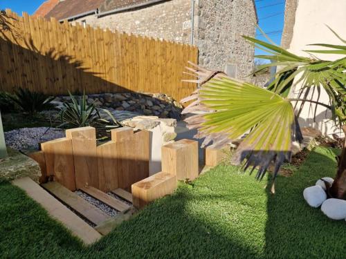 Κήπος έξω από το Maison - Gîte du Cotentin 4-6 personnes
