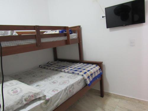 Un ou plusieurs lits dans un hébergement de l'établissement Vitoria Hostel