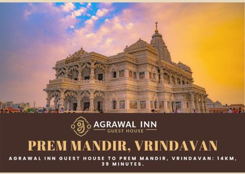 a poster of a building with the words arsenal inn at Agrawal Inn Guest House in Mathura