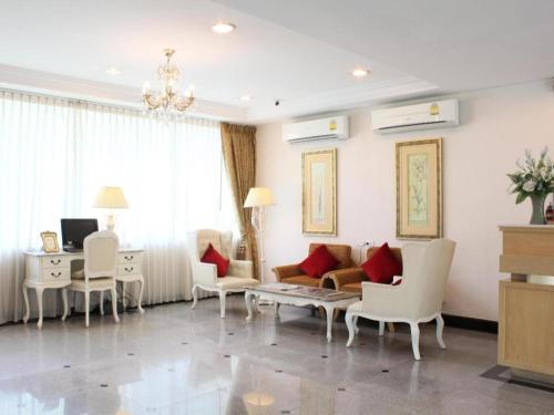 Istumisnurk majutusasutuses Romance Hotel Srinakarin