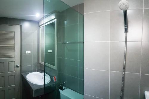 Koupelna v ubytování Eastiny Inn Hotel