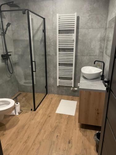 Rado Apartments tesisinde bir banyo
