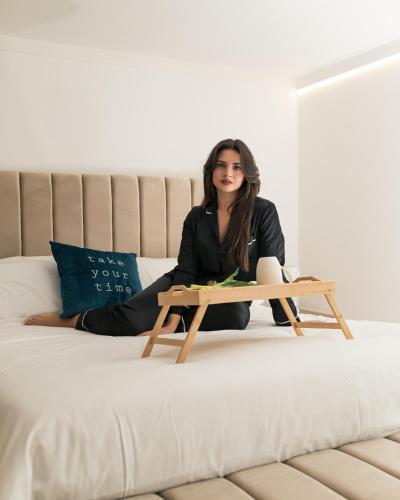 TREVVOLTE Apulian Apartmentsにあるベッド
