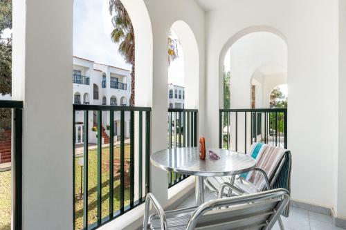 Μπαλκόνι ή βεράντα στο Vibra Caleta Playa Apartmentos-3SUP