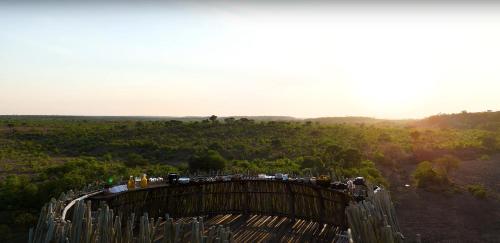 Naturlandskabet i nærheden af lodgen
