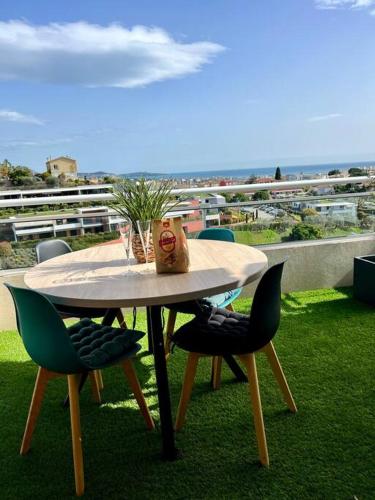 Appartement vue mer avec garage