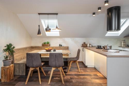 Η κουζίνα ή μικρή κουζίνα στο Apartmány La Pasta