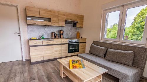 Η κουζίνα ή μικρή κουζίνα στο Landgasthof Probstei Zella