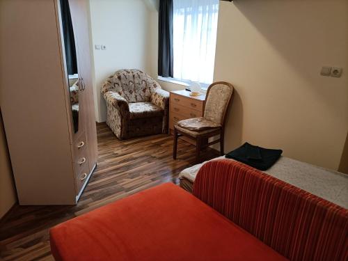 Ruang duduk di START Apartmanok