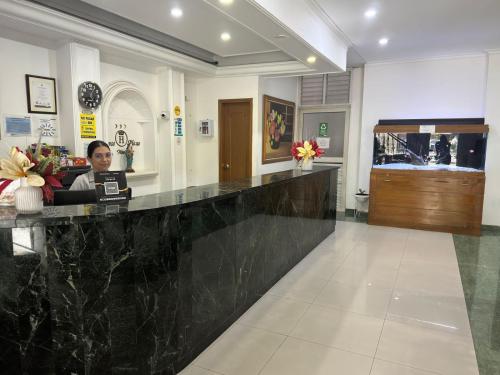 Dapur atau dapur kecil di Hotel Prince Plaza