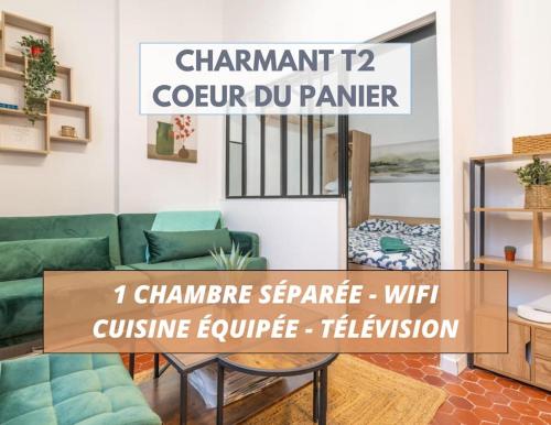 Charmant T2 au cœur du Panier