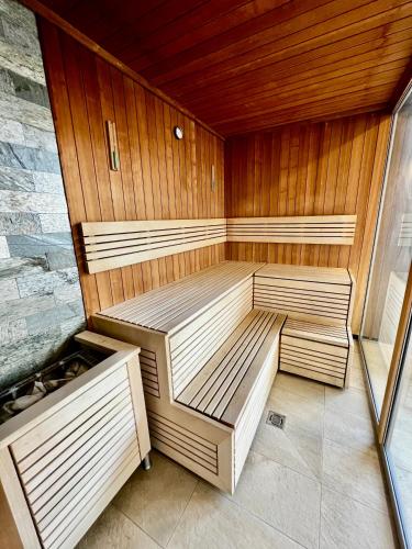 Ein Sitzbereich in der Unterkunft Apartament Srebrna Mewa