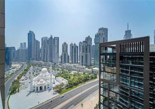 a view of a city from a building at BEST OFFER! One Bedroom with Downtown Views in Dubai